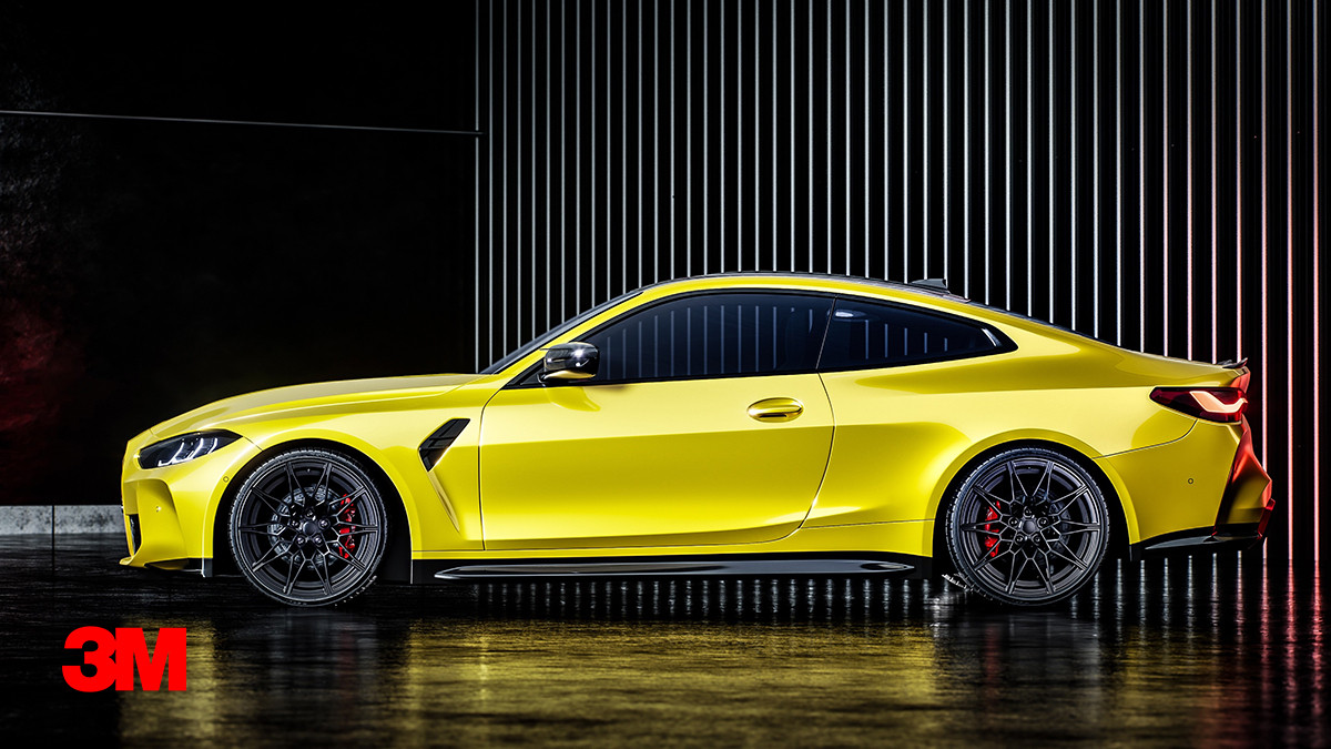3M 2080-HG15 Bright Yellow High Gloss 152cm