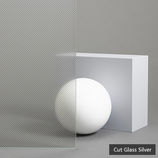 3M Fasara Cut Glass Silver Geometric