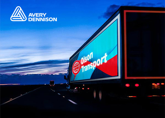 Avery Dennison V-4000 E Blue Reflective