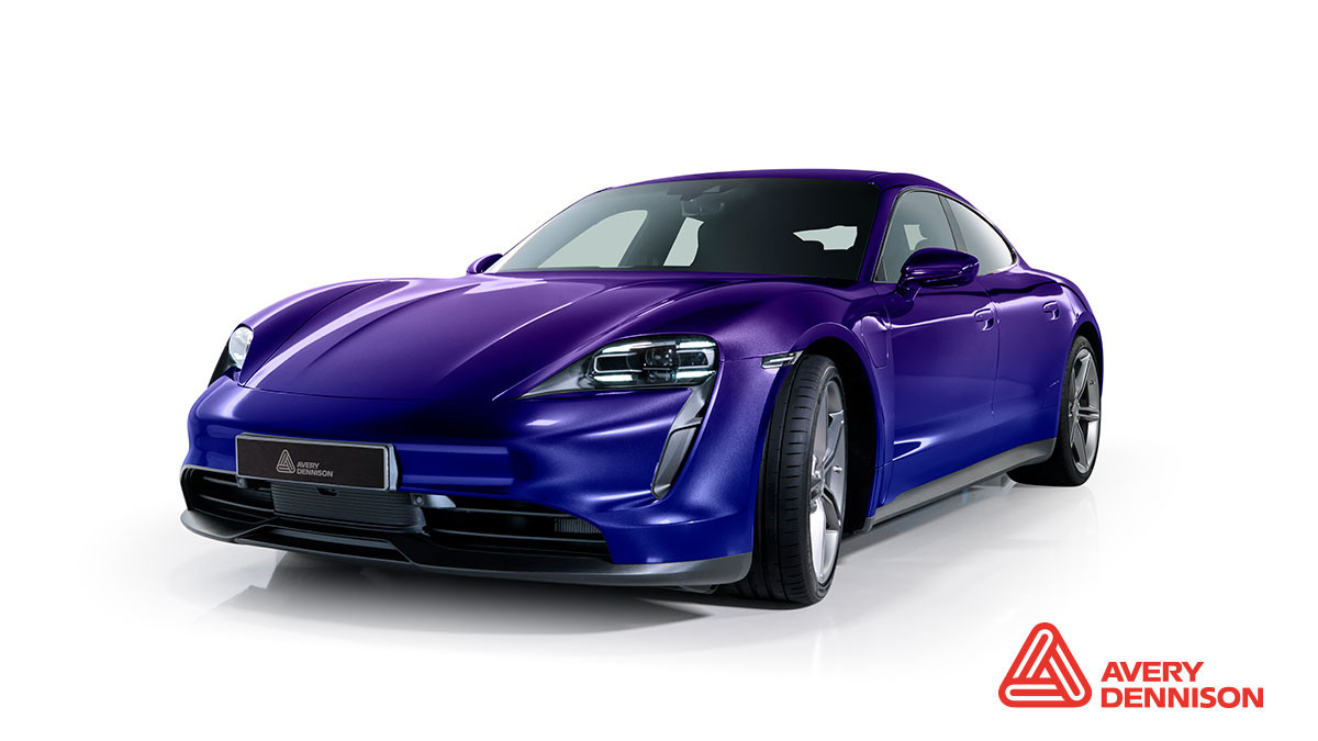 Avery SWF Gloss Metallic Mysterious Indigo car