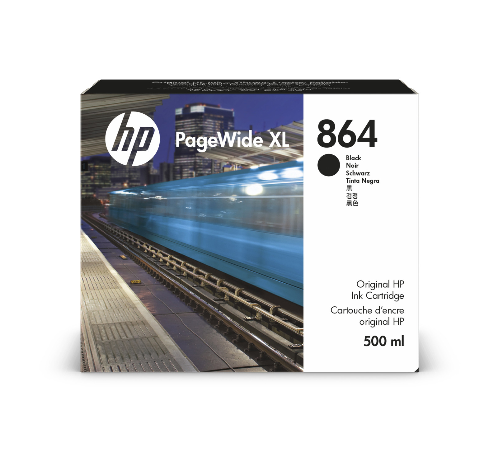 HP 864 500ml musta muste PW4200XL