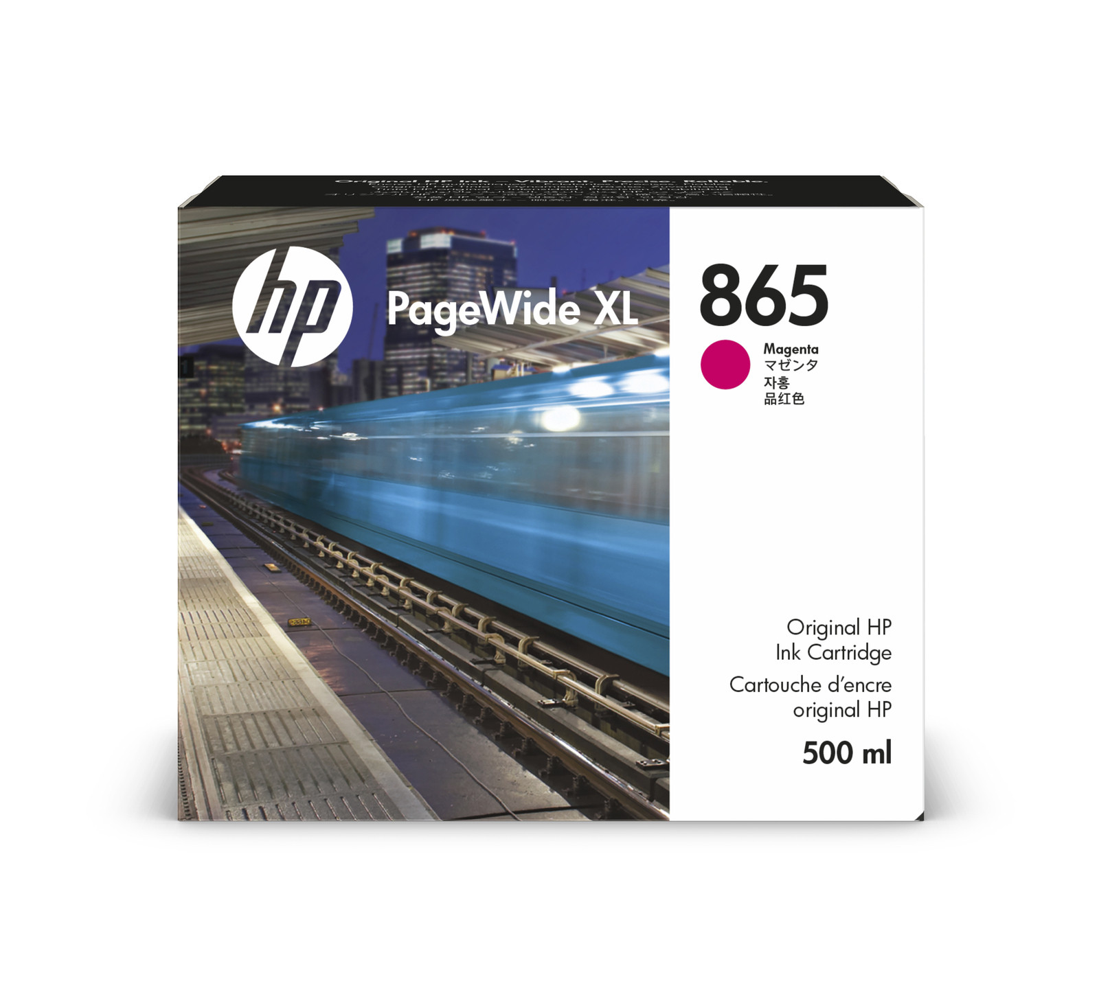 HP 865 500ml magenta muste PW4200/5200 XL