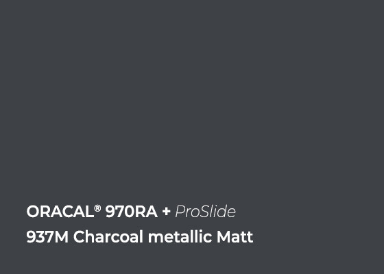 *ORA 970RA+PS 937 Charcoal Met.Matt152cm (25m/rll)