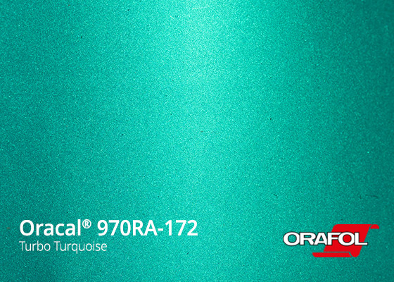 ORACAL 970RA-172 turbo turquoise metallic 152cm (25m/rll) glossy metallic