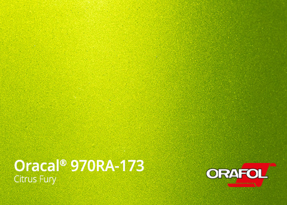 ORACAL 970RA-173 citrus fury metallic 152cm (25m/rll) glossy metallic