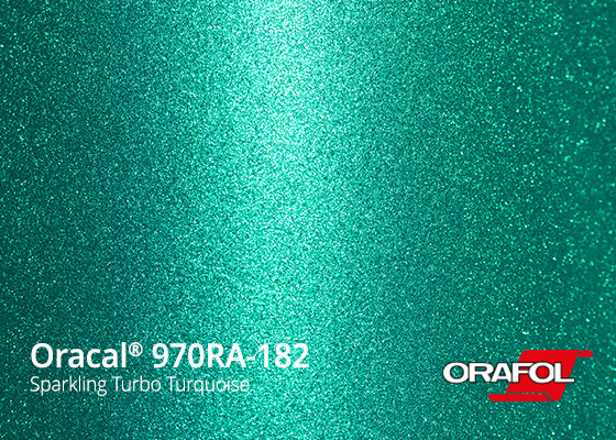 ORACAL 970RA-182 turbo turquoise sparling 152cm (25m/rll) glossy metallic