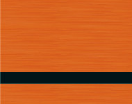 *Satins 1,6mm Orange/Black 610 X 1238 mm