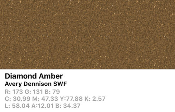 *SWF Diamond Amber 152cm (25m/rll) BD2800001