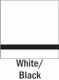 Safe-T-Mark 1,6mm White/Black 610 X 1245 mm