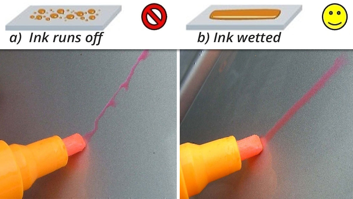 YelloQuickStick test pen for surface tension