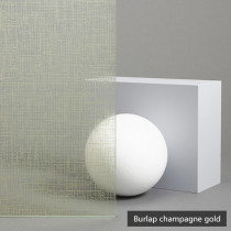*3M Fasara Burlap Champagne Gold Fabric