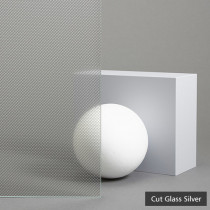3M Fasara Cut Glass Silver Geometric