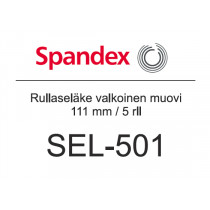 SEL-501 Rullaseläke valkoinen muovi 111mm