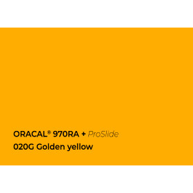 *ORA 970RA+PS 020 GoldenYellow gl.152cm (25m/rll)