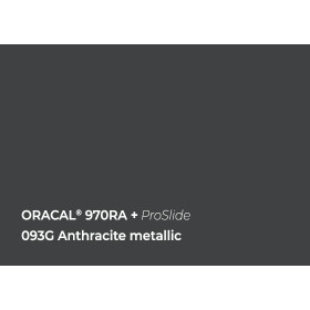 *ORA 970RA+PS093 Anthracite Met.Gl.152cm (25m/rll)
