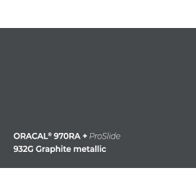 *ORA 970RA+PS 932 Graphite Met.Gl.152cm (25m/rll)