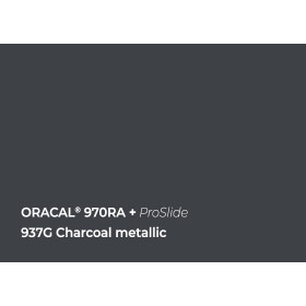 *ORA 970RA+PS 937 Charcoal Met.Gl.152cm (25m/rll)