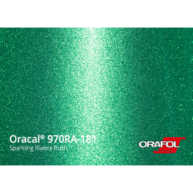 *ORA 970RA-181 riviera rush spark. 152cm (25m/rll) glossy metallic