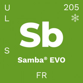be.tex Samba EVO FR 160cm 205g (70m/rll) (entinen Green Samba)