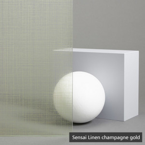 3M Fasara Sensai Linen Champagne Gold Fabric 