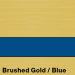 Flexibrass Brushed Gold / Blue